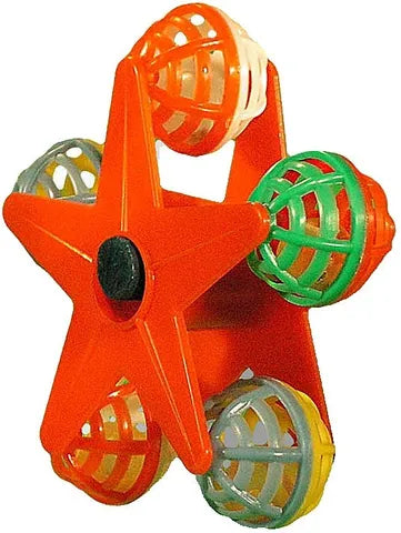 Cheeky Bird Jingle Star Ferris Wheel bird cage toy