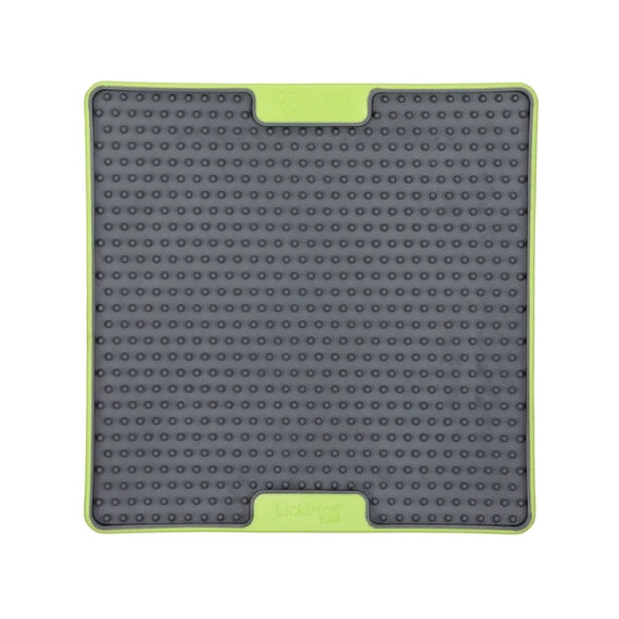 LickiMat Soother Tuff green mat close-up of texture