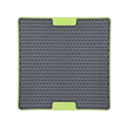 LickiMat Soother Tuff green mat close-up of texture