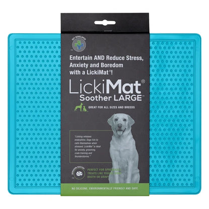 LickiMat Soother X Large in turquoise colourway