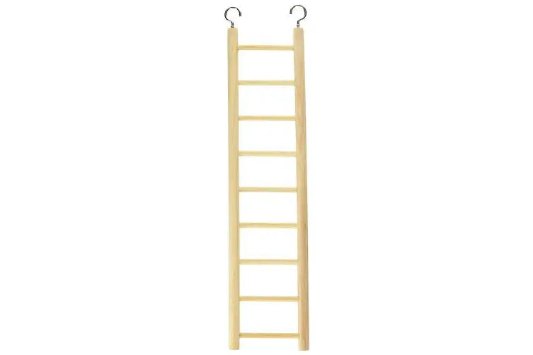 9 step wooden ladder toy for bird cages