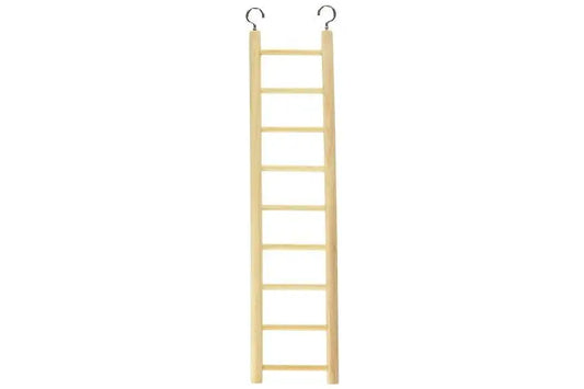 9 step wooden ladder toy for bird cages