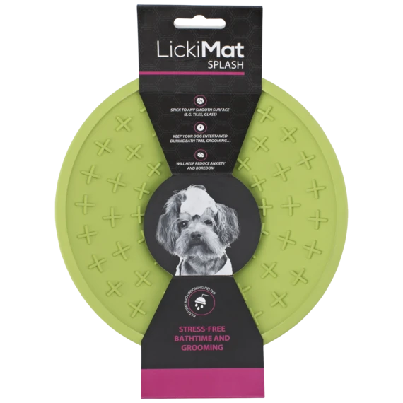 LickiMat Splash in green colourway