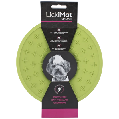 LickiMat Splash in green colourway