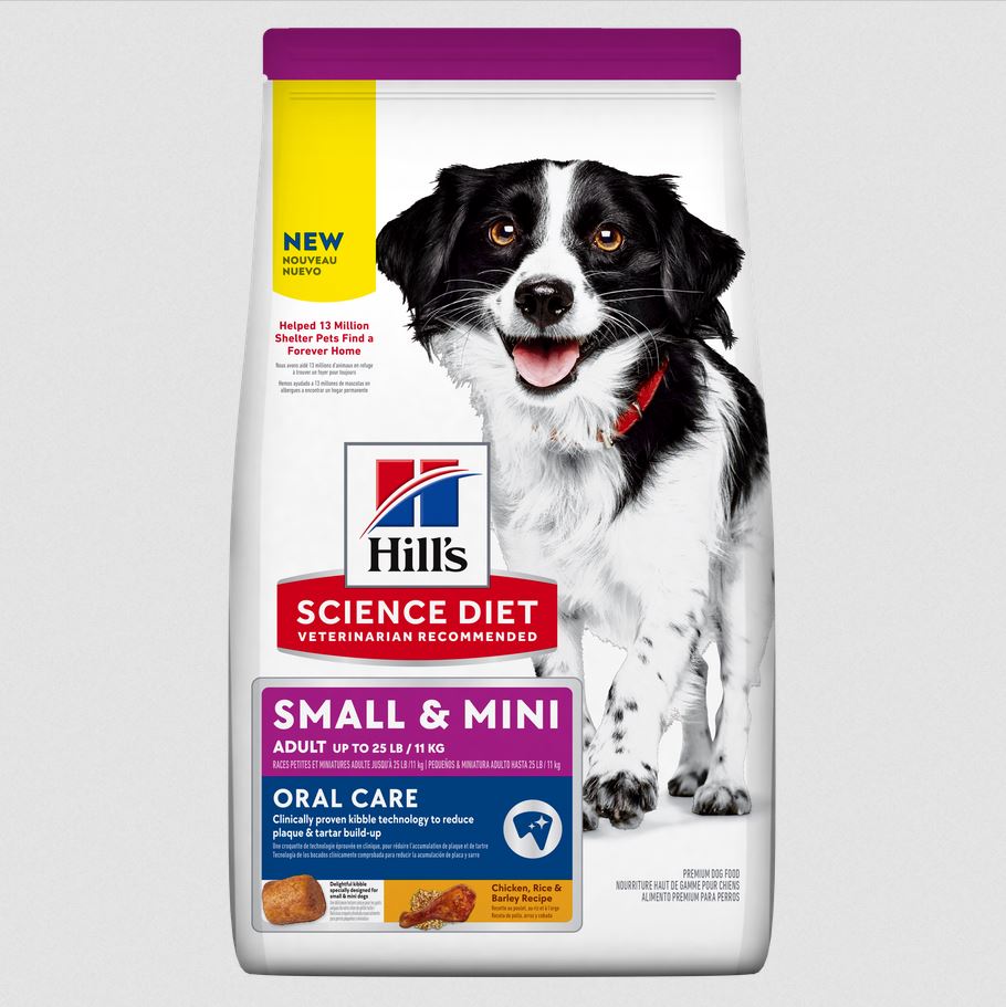 Hill's Science Diet Oral Care dry dog food, Small & Mini