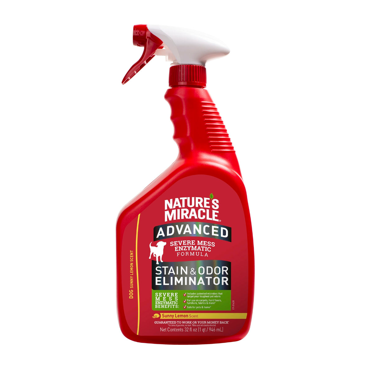 Nature's Miracle Advanced Stain & Odor Eliminator, 946ml bottle