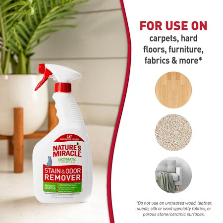 Nature's Miracle Stain & Odor Remover lifestyle photo with a dog
