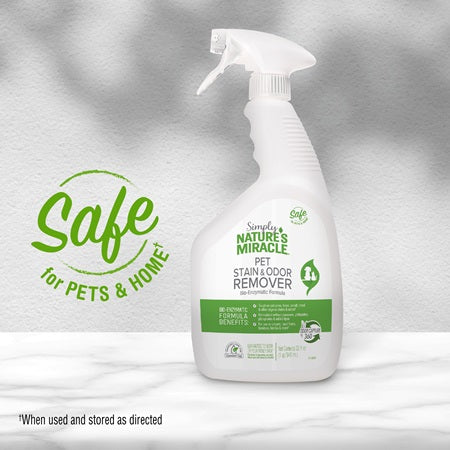 Simply Nature's Miracle Pet Stain & Odor Remover, lifestyle photo