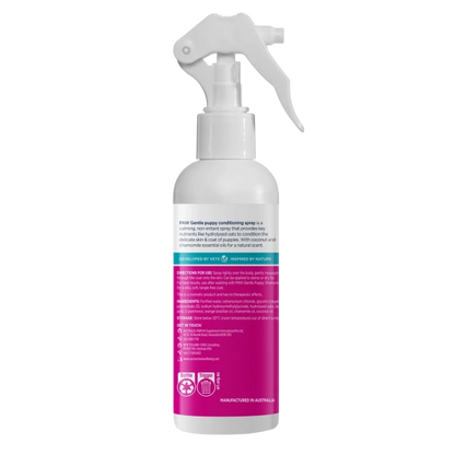 PAW Gentle Puppy Conditioning Spray 200ml back label