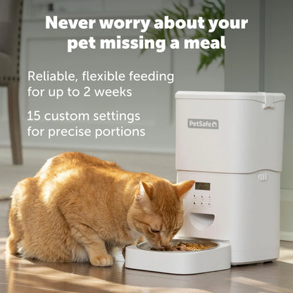 PetSafe FlexFeed Automatic Pet Feeder – Programmable Feeder for Cats & Small Dogs