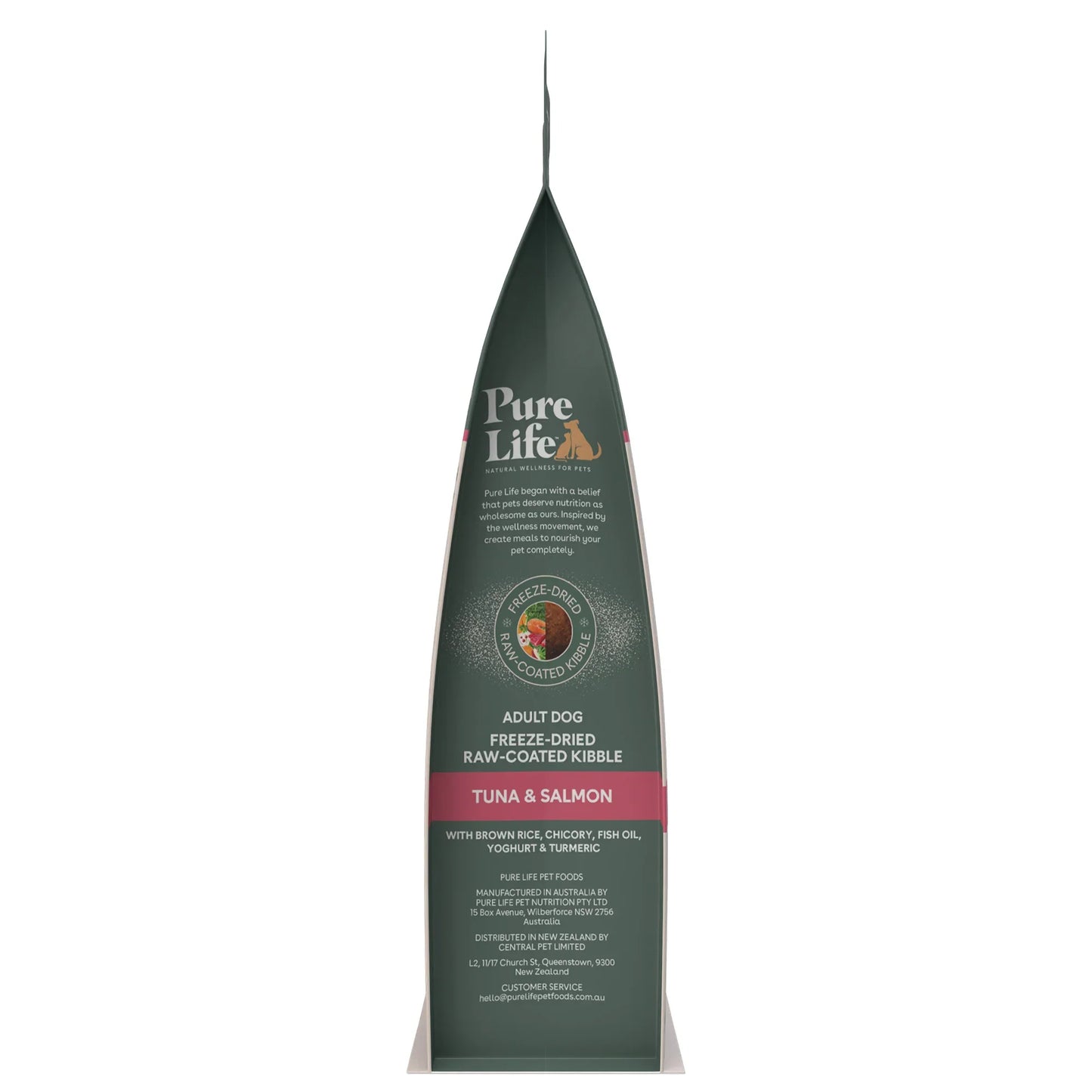 Pure Life – Adult Dog – Freeze-Dried Raw Coated Kibble – Tuna & Salmon