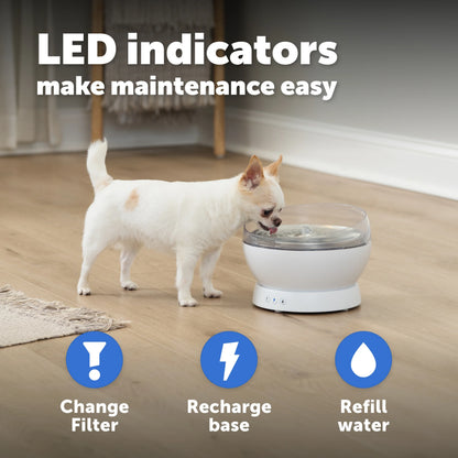 PetSafe – HydroSphere 1.7L Cordless Fountain