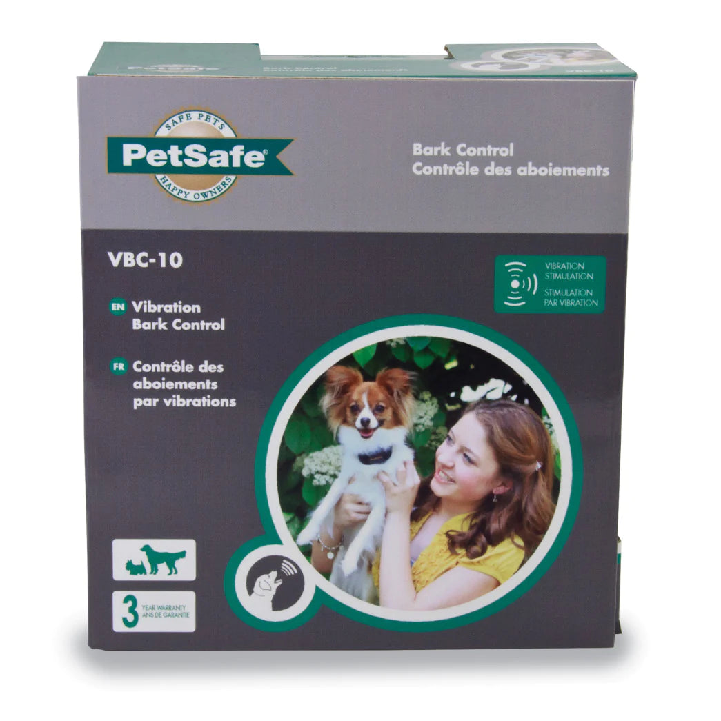 PetSafe VBC-10 Vibration Bark Control Collar packaging front