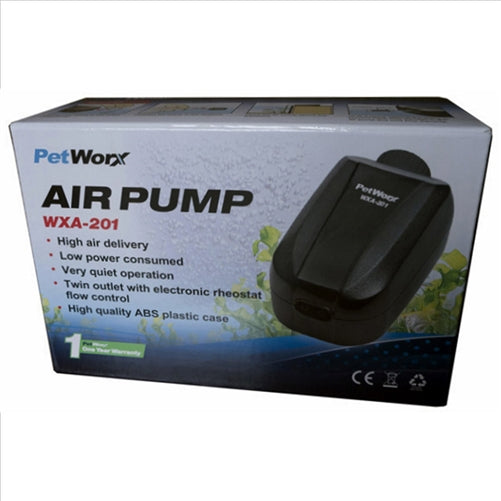 Pet Worx WXA201 twin aquarium air pump