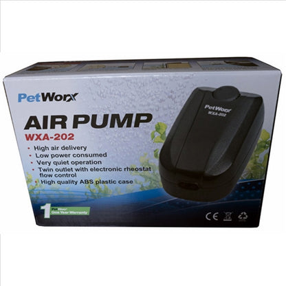 Pet Worx WXA202 twin aquarium air pump