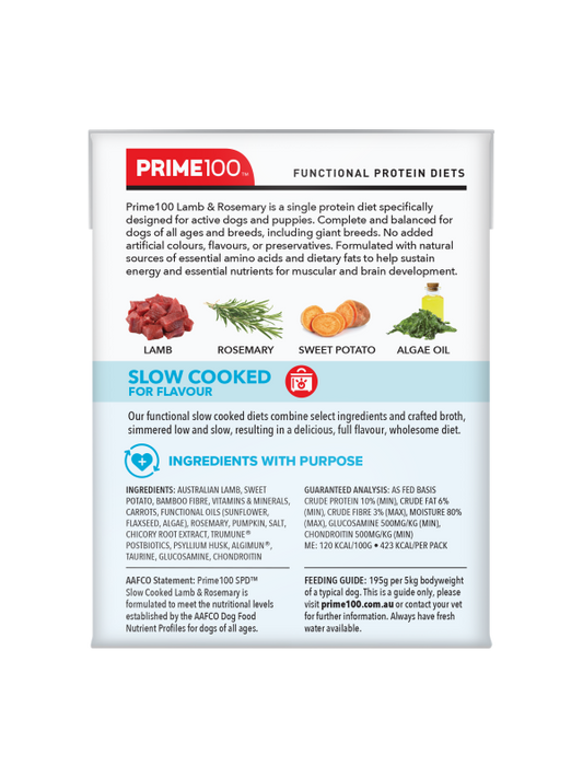 Prime100 – SPD Slow Cooked Lamb & Rosemary