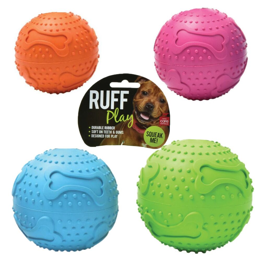 Dogs Tough Rubber Squeaker Ball Toy product image 1