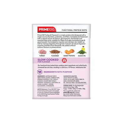 Prime100 – SPD Slow Cooked Turkey & Flaxseed