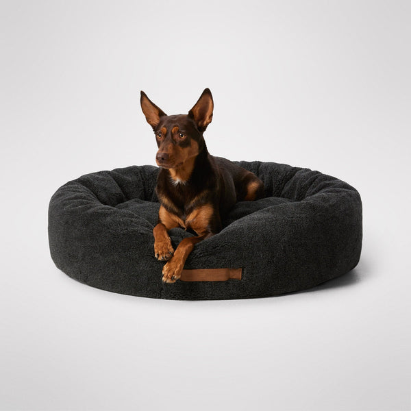 MiniJumbuk Sleep Calm Oasis Dog Bed - Storm Grey Calming Donut Bed product image 1