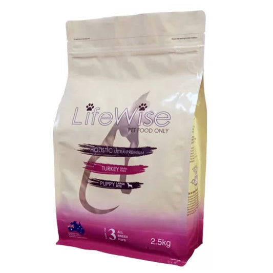 LifeWise – Puppy Stage 3 – GRAIN FREE – Turkey – Small Bites