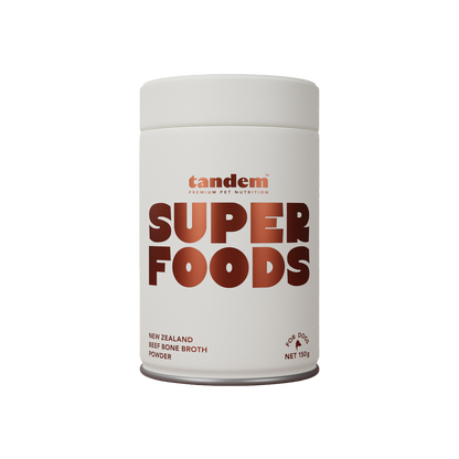 Tandem – Super Foods – New Zealand Beef Bone Broth Powder for Cats & Dogs