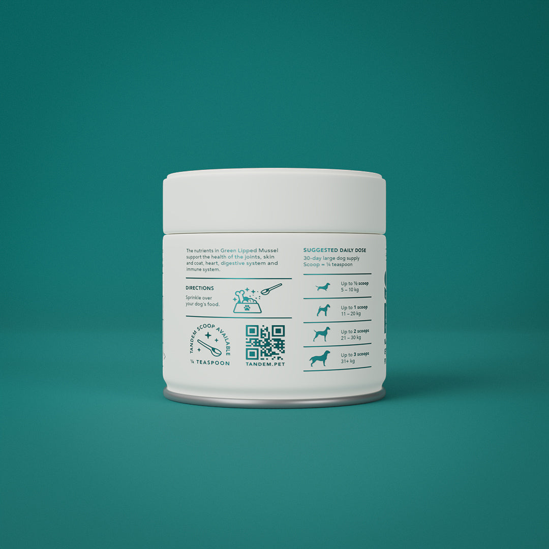 Tandem – Super Foods – New Zealand Green Lipped Mussel Powder for Cats & Dogs