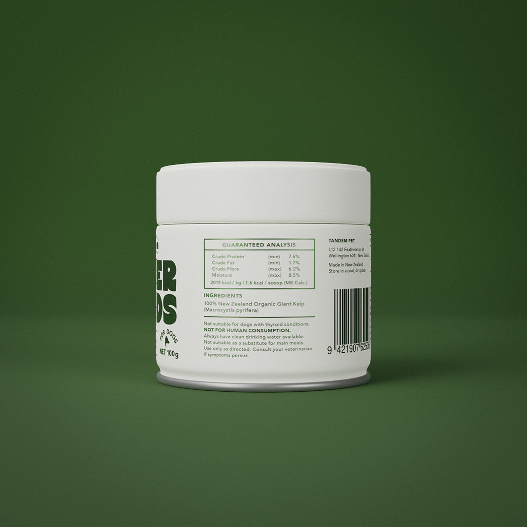 Tandem – Super Foods – New Zealand Organic Kelp Powder for Cats & Dogs