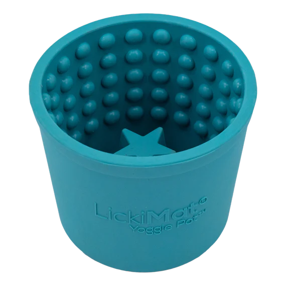 LickiMat Yoggie Pot bottom view showing non-slip base