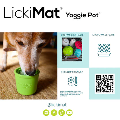 LickiMat Yoggie Pot size comparison shot 4