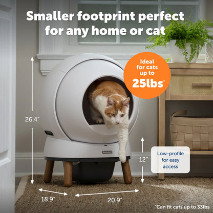 PetSafe ScoopFree SmartSpin Self-Cleaning Litter Box – Automatic Cat Litter System with App Tracking