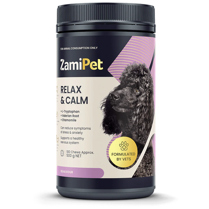 ZamiPet Relax & Calm calming chews for dogs, 100 chews 500g