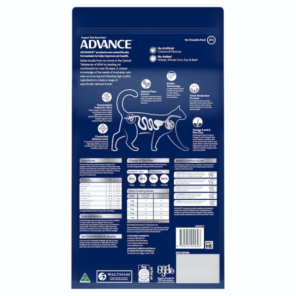 Advance Cat Food for Adult Cat | Triple Action Dental Care