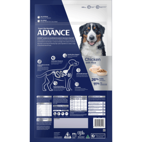 Advance Dog Food for Adult Large Breed, Mobility