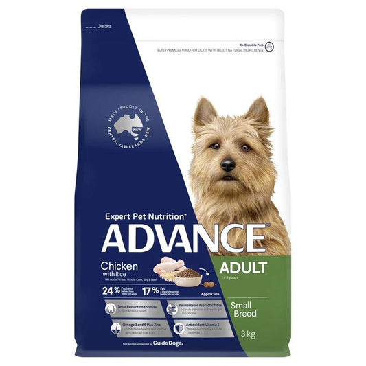 Advance Small Breed Dry Dog Food, Chicken Flavour