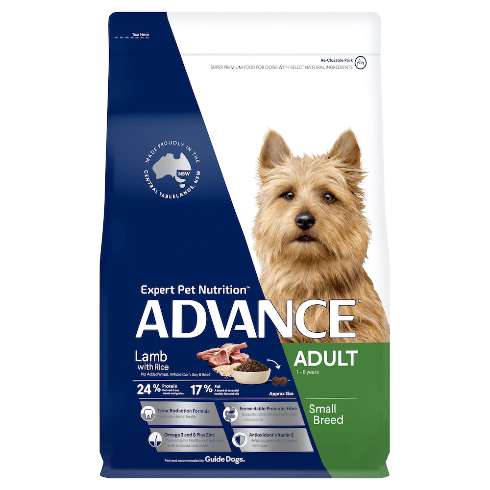 Advance Adult Dry Dog Food for Small Breed Lamb Flavour