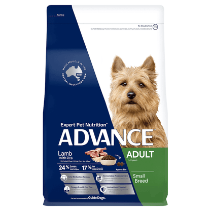 Advance Adult Dry Dog Food for Small Breed Lamb Flavour