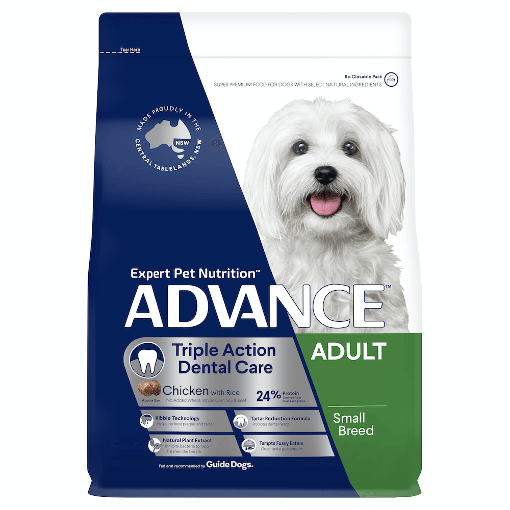 Advance Dry Dog Food for Small Breed and Triple Action Dental Care