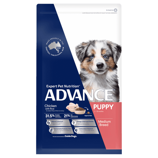 Advance Dog Food for Puppy Medium Breed Chicken Flavour
