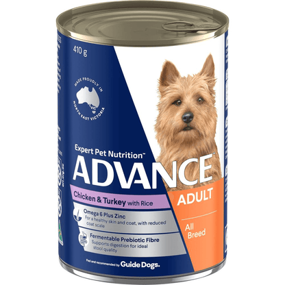 Advance Wet Dog Food for Adult Dog, Chicken & Turkey with Rice