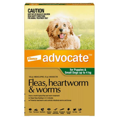 Advocate For Dogs – Fleas, Heartworm & Worms – Advocate Flea Treatment