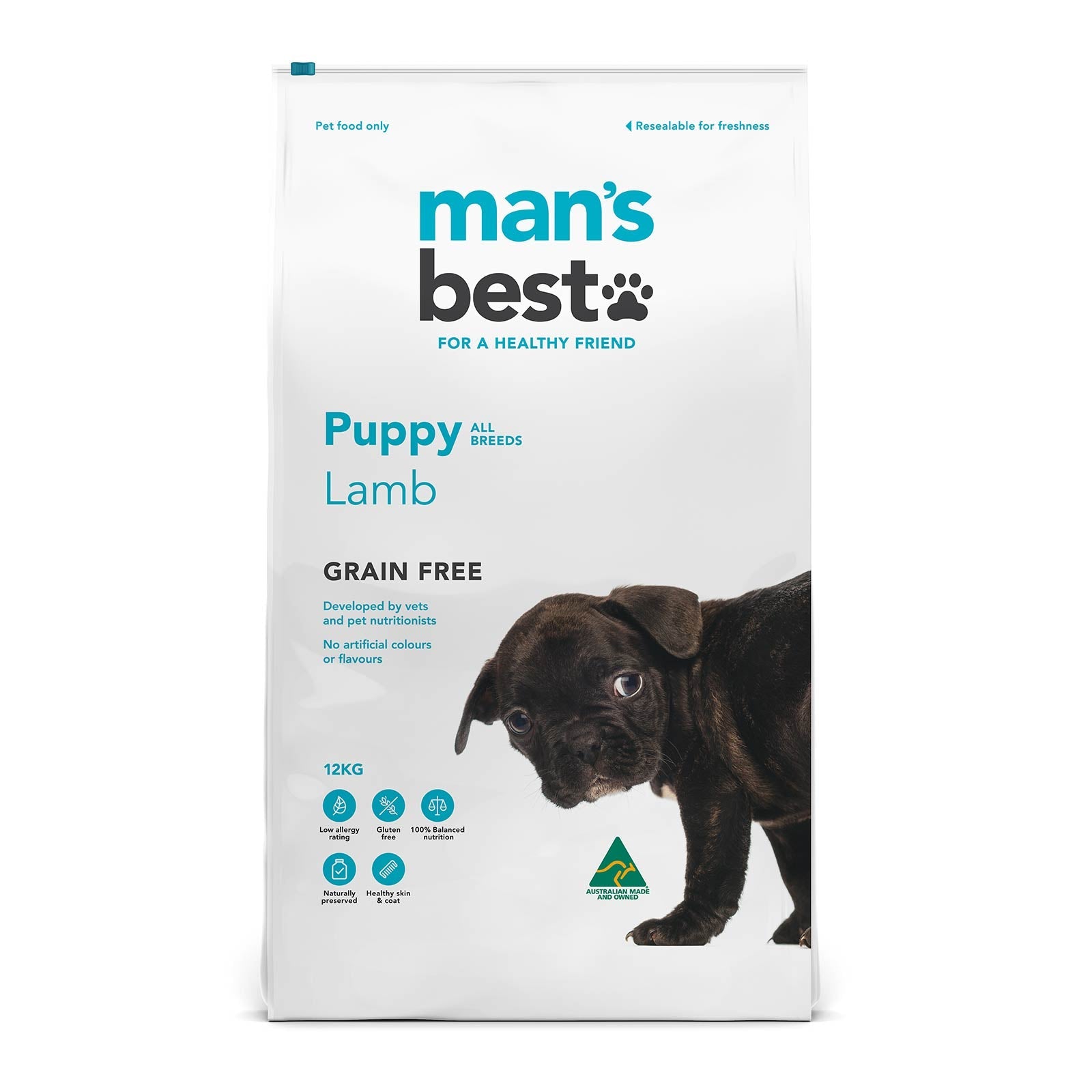 Man's Best – Puppy – GRAIN FREE – Lamb