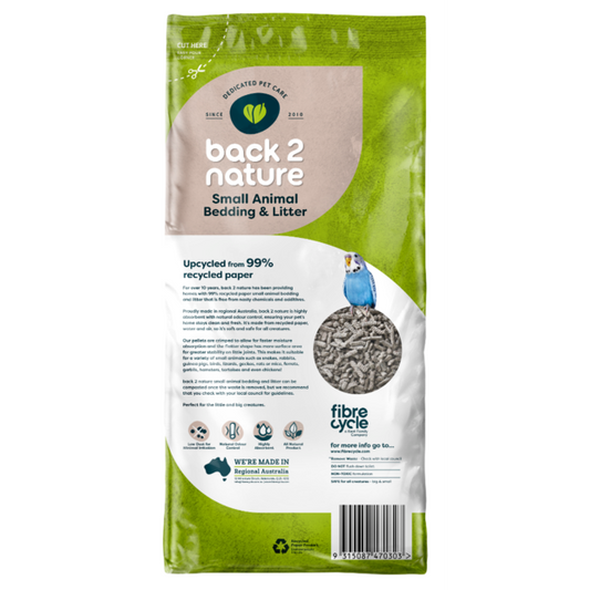Fibrecycle Back-2-Nature small animal litter pellets close-up