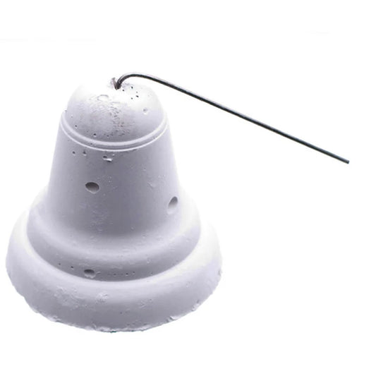 Probird Calcium & Charcoal Bell hanging in a bird cage