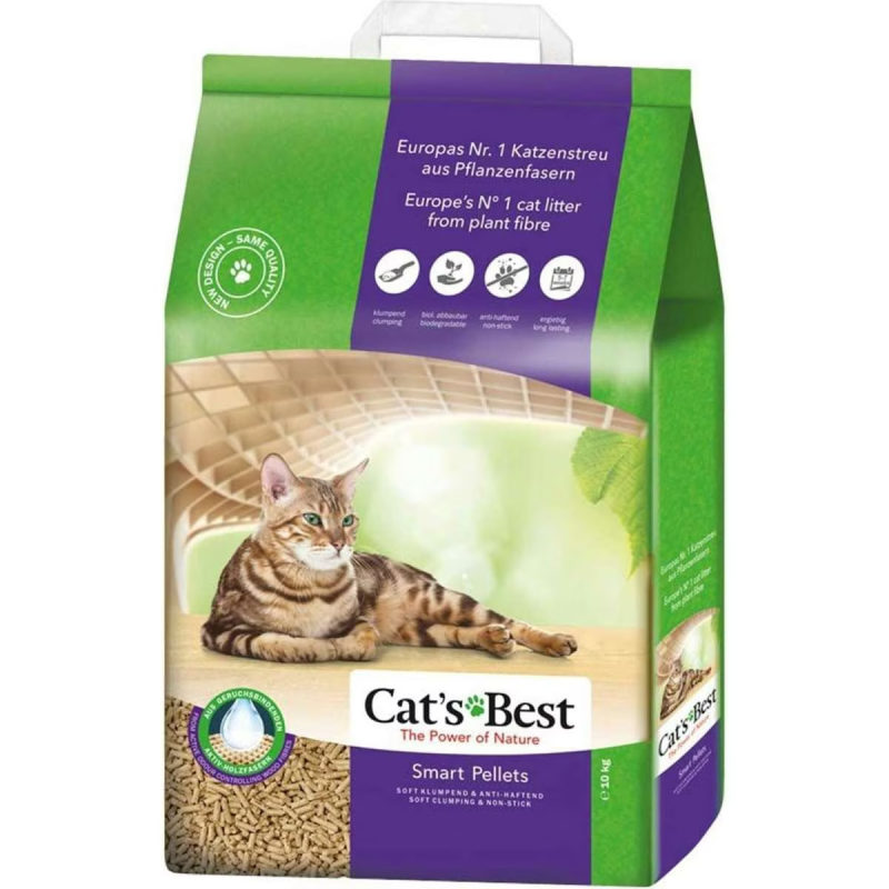 Cat's Best Smart Pellets 10kg cat litter bag