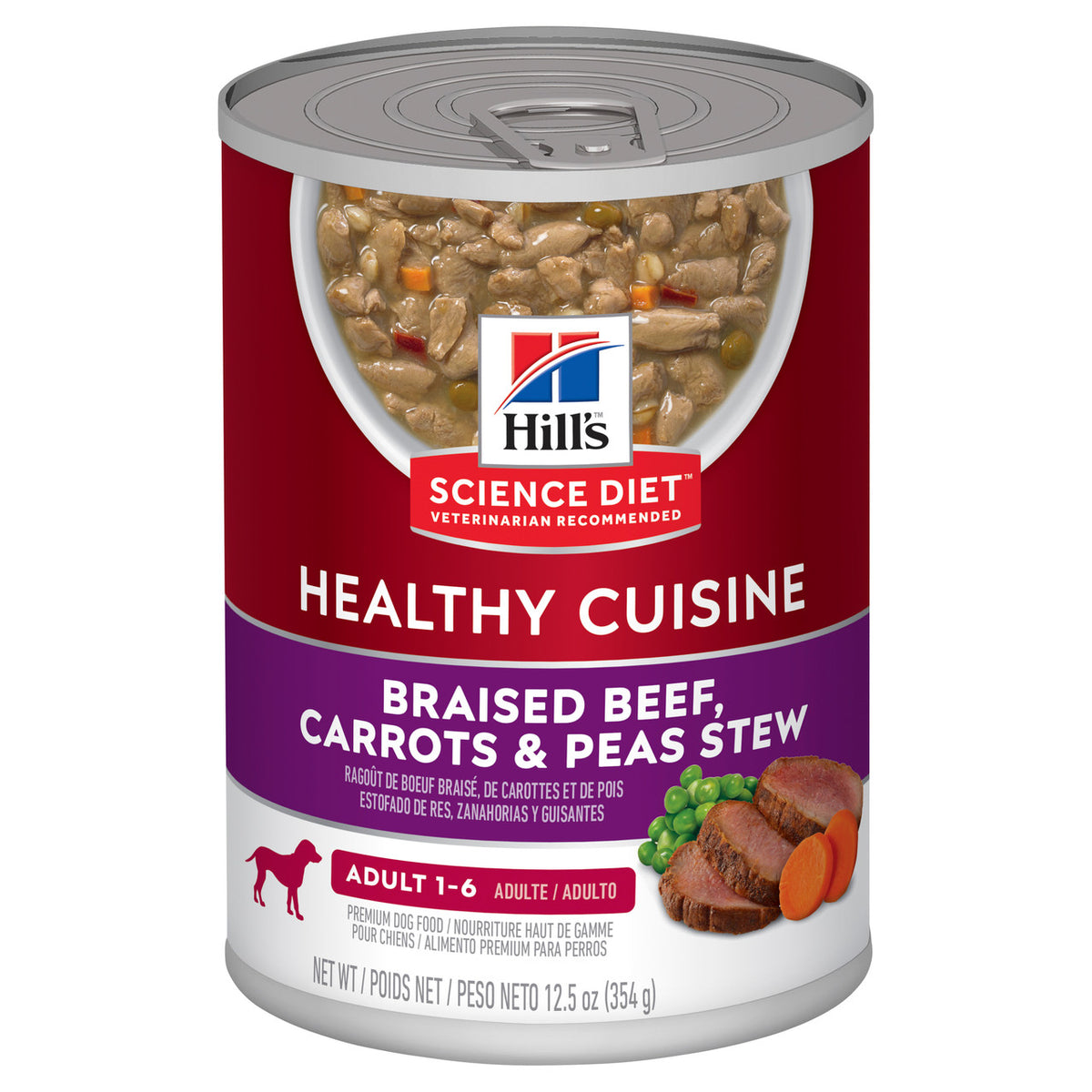 Hill's Science Diet Adult Healthy Cuisine wet dog food tin