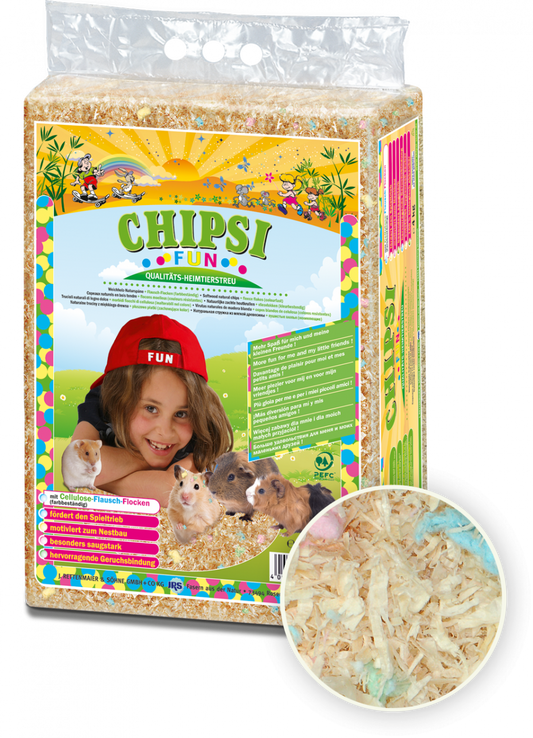 Chipsi Fun colourful small animal bedding bag