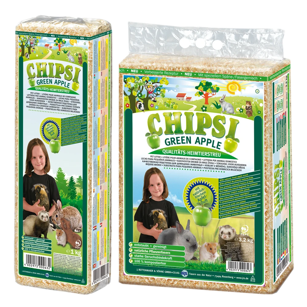 Chipsi Green Apple small animal bedding bag