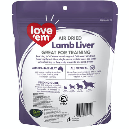 Love 'Em – Air Dried Lamb Liver