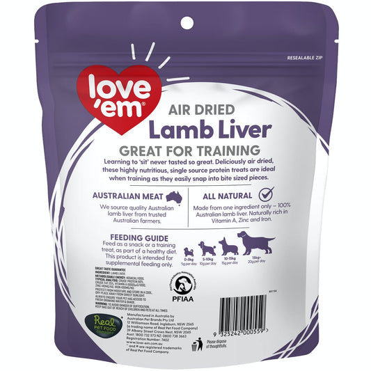 Love 'Em – Air Dried Lamb Liver