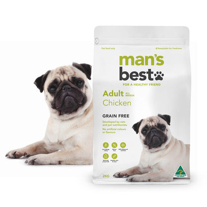 Man's Best – Adult Dog – GRAIN FREE – Chicken